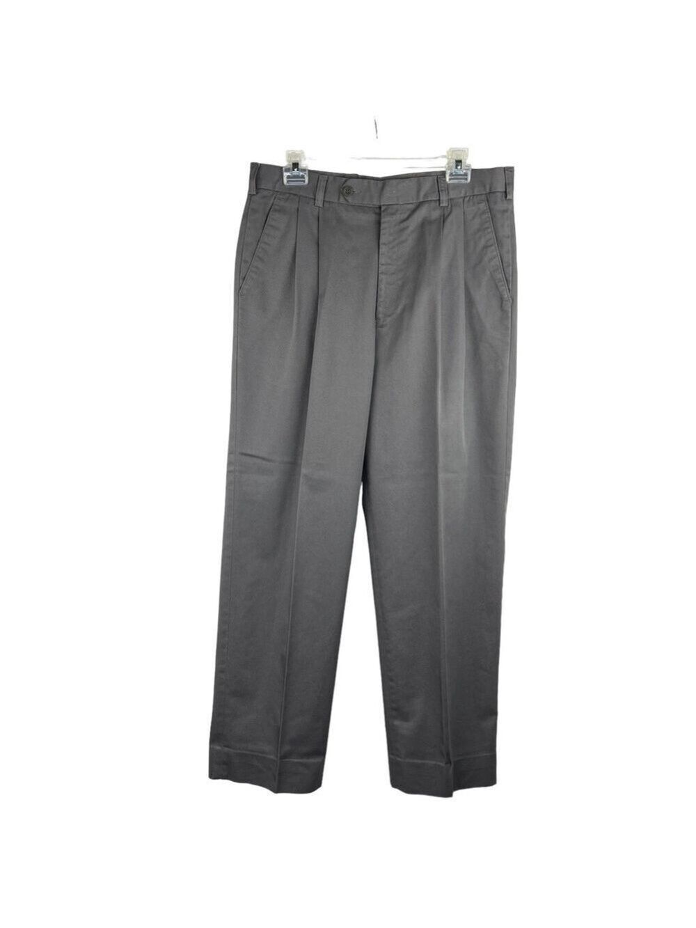 Euc-van Heusen Progressive PleatedFront,Pockets,Relaxed,Classic-Fit, Dress Pants